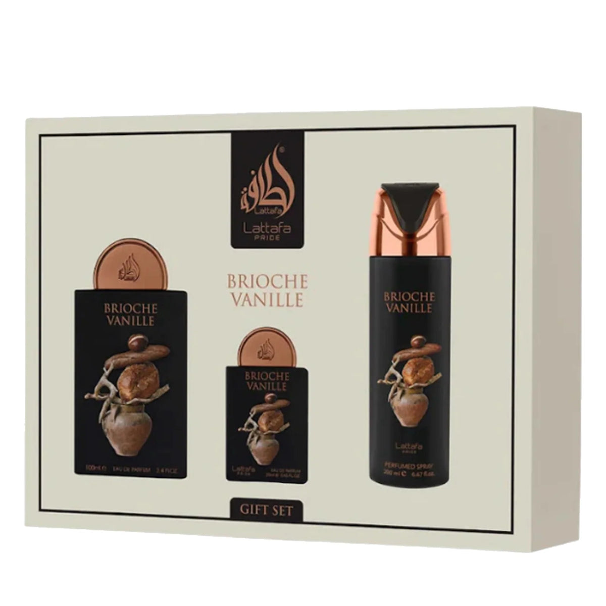Lattafa - Brioche Vanille Giftset 3 Set