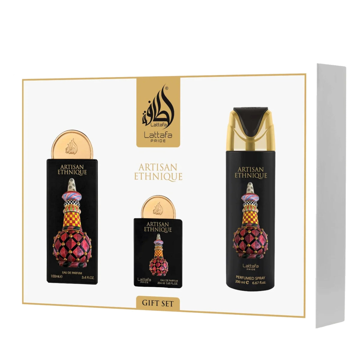Lattafa Giftset Artisan Ethnique 3-Set